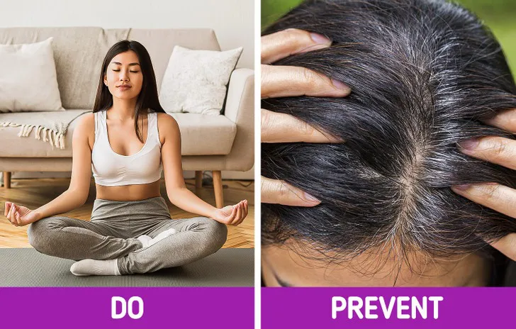 4 bí quyết ngăn ngừa và phục hồi tóc bạc - Ảnh 2. 4 bí quyết ngăn ngừa và phục hồi tóc bạc - Ảnh 2.