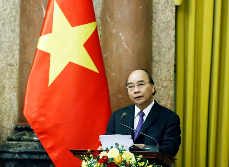 Thăng quân hàm Thượng tướng cho đồng chí Huỳnh Chiến Thắng - Ảnh 2. Thăng quân hàm Thượng tướng cho đồng chí Huỳnh Chiến Thắng - Ảnh 2.