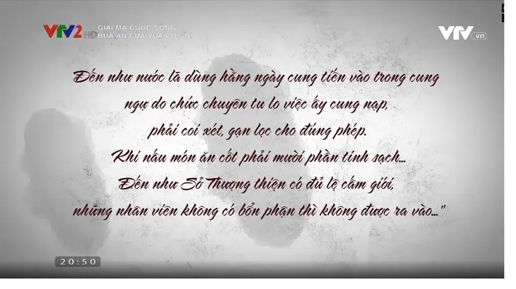 Giải mã cuộc sống: Những bữa ăn của các vị vua triều Nguyễn - Ảnh 2. Giải mã cuộc sống: Những bữa ăn của các vị vua triều Nguyễn - Ảnh 2.