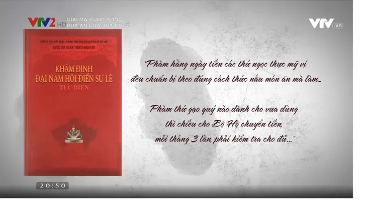 Giải mã cuộc sống: Những bữa ăn của các vị vua triều Nguyễn - Ảnh 1. Giải mã cuộc sống: Những bữa ăn của các vị vua triều Nguyễn - Ảnh 1.