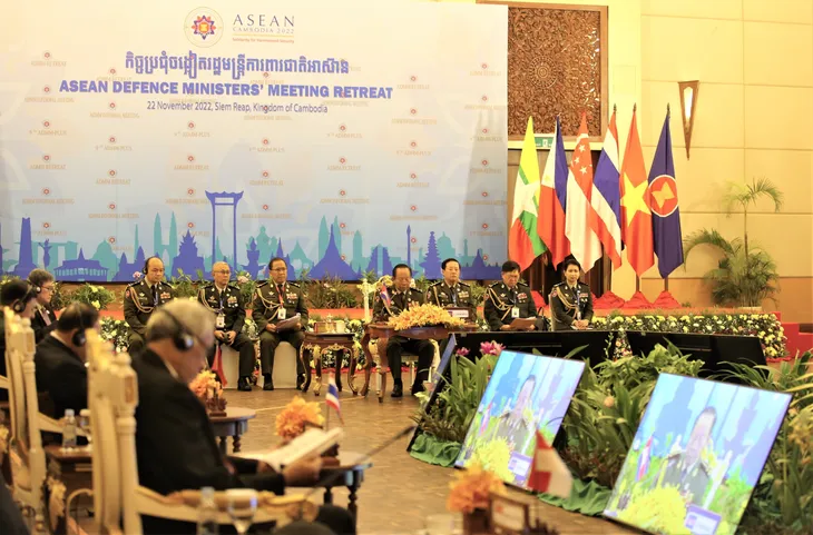 Bộ trưởng Phan Văn Giang dự Hội nghị hẹp Bộ trưởng Quốc phòng các nước ASEAN - Ảnh 1. Bộ trưởng Phan Văn Giang dự Hội nghị hẹp Bộ trưởng Quốc phòng các nước ASEAN - Ảnh 1.