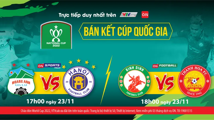 Bán kết Cúp Quốc gia trên VTVcab: 4 anh tài chung một giấc mơ vô địch - Ảnh 1. Bán kết Cúp Quốc gia trên VTVcab: 4 anh tài chung một giấc mơ vô địch - Ảnh 1.