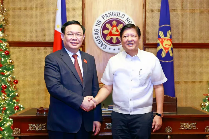 Chủ tịch Quốc hội hội kiến Tổng thống Philippines - Ảnh 1. Chủ tịch Quốc hội hội kiến Tổng thống Philippines - Ảnh 1.