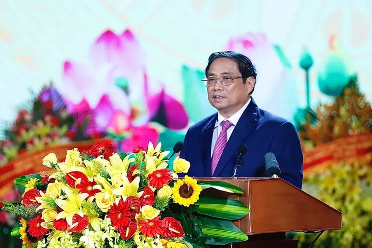 Thủ tướng Phạm Minh Chính dự Lễ kỷ niệm 100 năm ngày sinh Thủ tướng Võ Văn Kiệt - Ảnh 3. Thủ tướng Phạm Minh Chính dự Lễ kỷ niệm 100 năm ngày sinh Thủ tướng Võ Văn Kiệt - Ảnh 3.