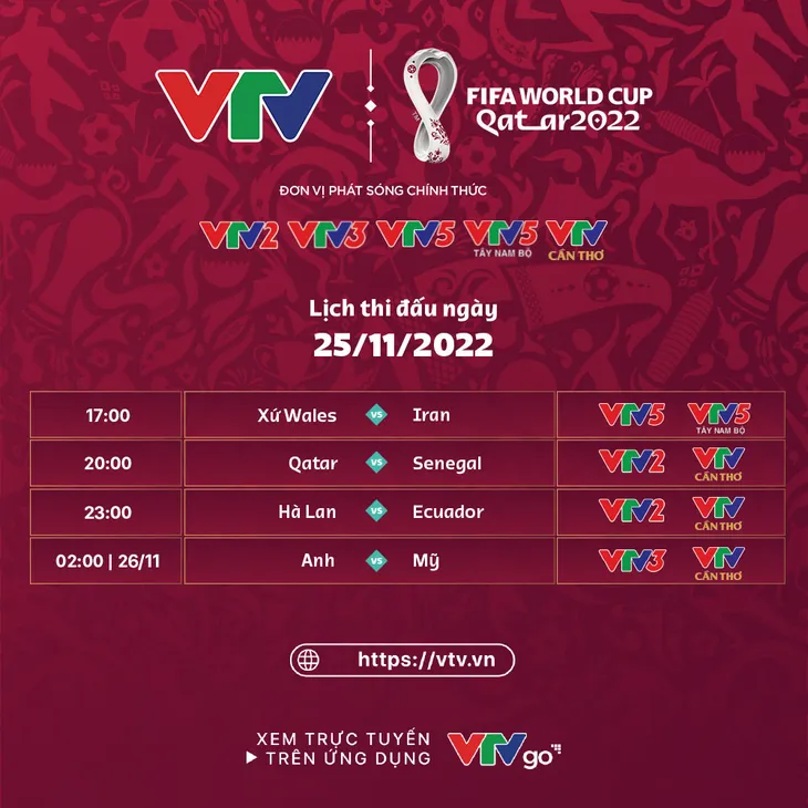 Lịch thi đấu World Cup 2022 hôm nay 25/11: Vé sớm cho Tam Sư? - Ảnh 1. Lịch thi đấu World Cup 2022 hôm nay 25/11: Vé sớm cho Tam Sư? - Ảnh 1.