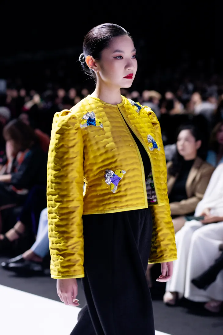Siêu mẫu Xuân Lan - Minh Kha làm vedette tại tuần lễ thời trang - Ảnh 3. Siêu mẫu Xuân Lan - Minh Kha làm vedette tại tuần lễ thời trang - Ảnh 3.