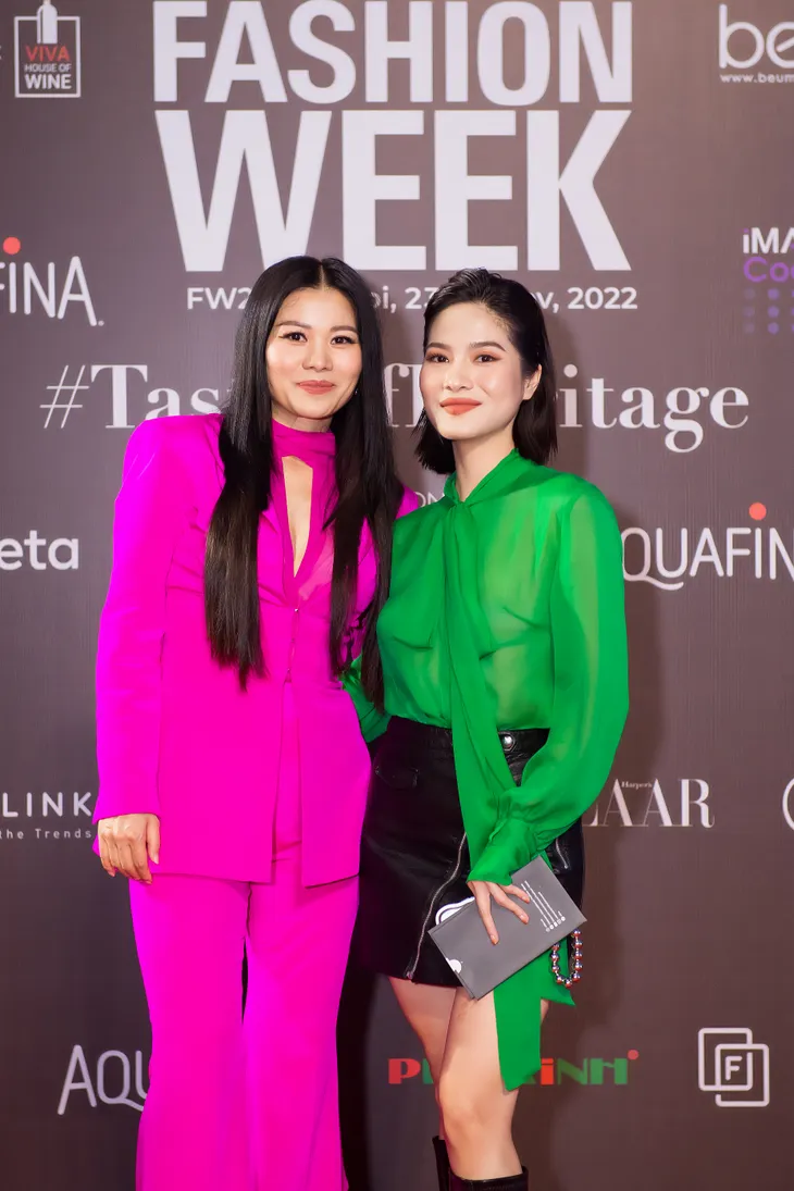 Huyền My, Lương Thanh chiếm spotlight trên thảm đỏ Fashion Week ngày thứ hai - Ảnh 6. Huyền My, Lương Thanh chiếm spotlight trên thảm đỏ Fashion Week ngày thứ hai - Ảnh 6.