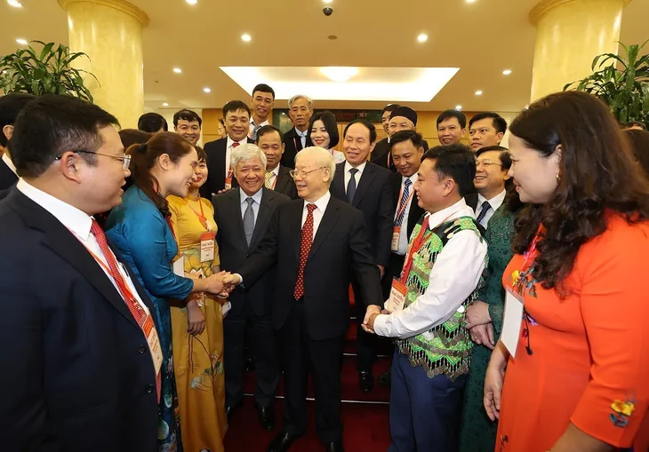 Tổng Bí thư: Công tác Mặt trận phải lấy dân làm gốc - Ảnh 1. Tổng Bí thư: Công tác Mặt trận phải lấy dân làm gốc - Ảnh 1.