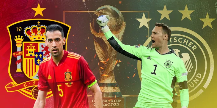 Tây Ban Nha vs Đức: Trận chung kết sớm của World Cup 2022 | 02h00 trực tiếp VTV3 và VTV Cần Thơ - Ảnh 2. Tây Ban Nha vs Đức: Trận chung kết sớm của World Cup 2022 | 02h00 trực tiếp VTV3 và VTV Cần Thơ - Ảnh 2.