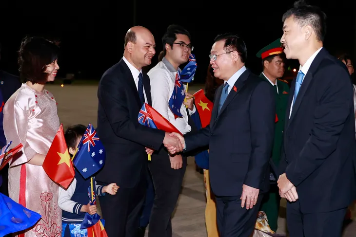 Chủ tịch Quốc hội Vương Đình Huệ bắt đầu thăm chính thức Australia - Ảnh 6. Chủ tịch Quốc hội Vương Đình Huệ bắt đầu thăm chính thức Australia - Ảnh 6.