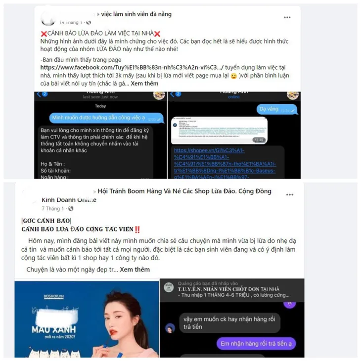 Nhiều sinh viên “sập bẫy” lừa đảo tuyển dụng online - Ảnh 1. Nhiều sinh viên “sập bẫy” lừa đảo tuyển dụng online - Ảnh 1.