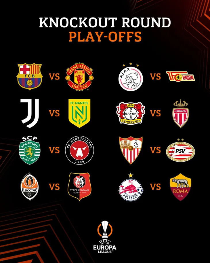 Bốc thăm vòng Knock-out UEFA Europa League: Barcelona đụng độ Man Utd - Ảnh 1. Bốc thăm vòng Knock-out UEFA Europa League: Barcelona đụng độ Man Utd - Ảnh 1.