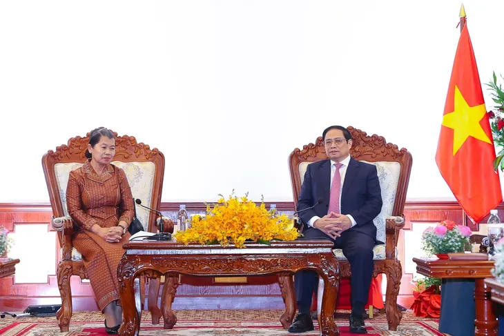 Thủ tướng Phạm Minh Chính tiếp Phó Thủ tướng Campuchia - Ảnh 1. Thủ tướng Phạm Minh Chính tiếp Phó Thủ tướng Campuchia - Ảnh 1.