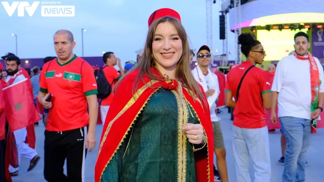 Nhan sắc cực phẩm của fan nữ Morocco tại World Cup 2022 - Ảnh 12. Nhan sắc cực phẩm của fan nữ Morocco tại World Cup 2022 - Ảnh 12.
