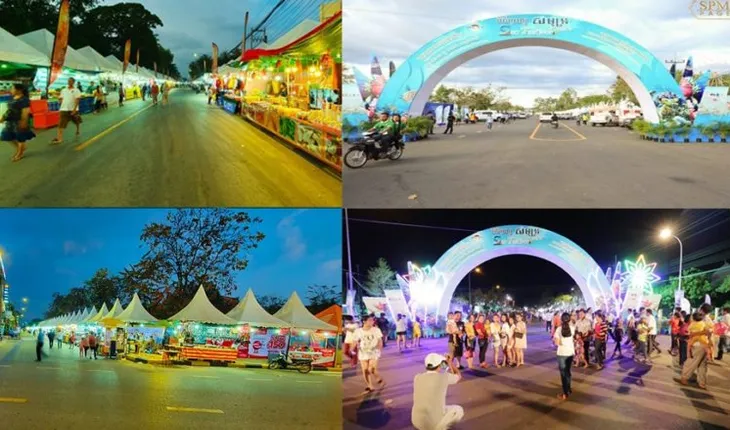 Campuchia thu hút du khách nội địa và quốc tế với lễ hội biển lần thứ 9 - Ảnh 1. Campuchia thu hút du khách nội địa và quốc tế với lễ hội biển lần thứ 9 - Ảnh 1.