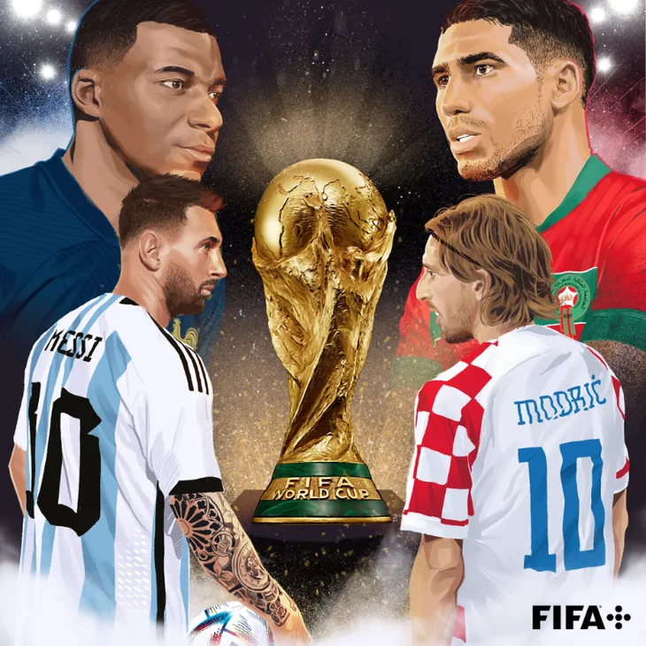 Lịch thi đấu và trực tiếp bán kết FIFA World Cup 2022: Argentina vs Croatia, Pháp vs Ma-rốc - Ảnh 2. Lịch thi đấu và trực tiếp bán kết FIFA World Cup 2022: Argentina vs Croatia, Pháp vs Ma-rốc - Ảnh 2.