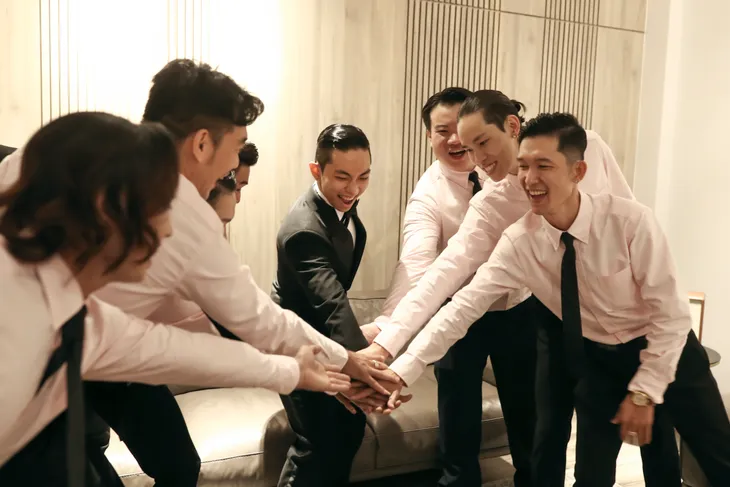 Hôn lễ của Khánh Thi - Phan Hiển phủ màu hồng với 15.000 bông hoa hồng - Ảnh 5.