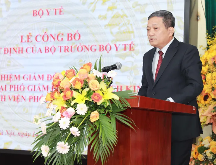 Bộ Y tế bổ nhiệm Giám đốc Bệnh viện Phổi Trung ương - Ảnh 1. Bộ Y tế bổ nhiệm Giám đốc Bệnh viện Phổi Trung ương - Ảnh 1.