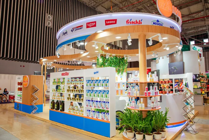 Food & Hotel Vietnam 2022: Gian hàng Nhất Lâm thu hút khách tham quan trong và ngoài nước - Ảnh 1.