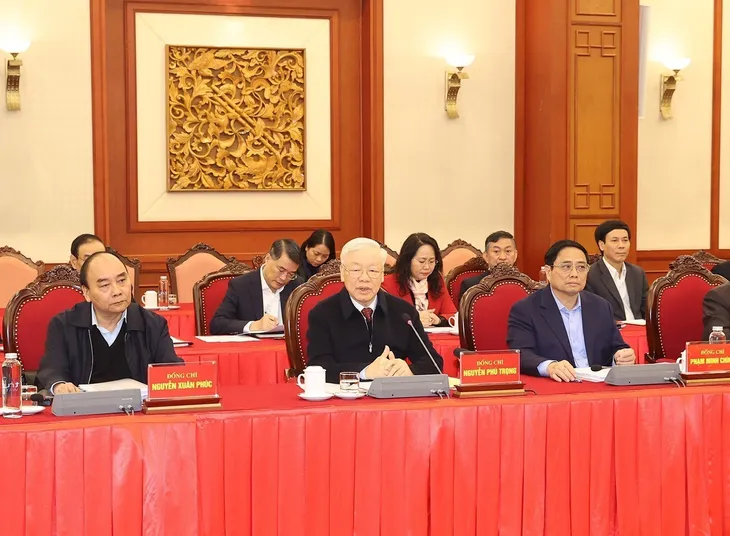 Bộ Chính trị thống nhất ban hành Nghị quyết về phương hướng, nhiệm vụ phát triển Thành phố Hồ Chí Minh - Ảnh 3. Bộ Chính trị thống nhất ban hành Nghị quyết về phương hướng, nhiệm vụ phát triển Thành phố Hồ Chí Minh - Ảnh 3.