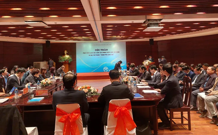 Phát triển giáo dục sáng tạo xây dựng Hà Nội trở thành Thành phố Sáng tạo - Ảnh 1. Phát triển giáo dục sáng tạo xây dựng Hà Nội trở thành Thành phố Sáng tạo - Ảnh 1.