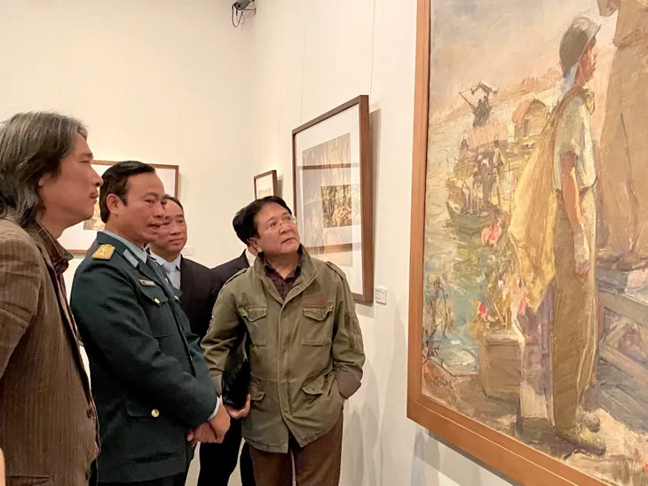Triển lãm Tình quân dân nhân dịp kỷ niệm 78 năm Ngày thành lập Quân đội nhân dân Việt Nam  - Ảnh 14.