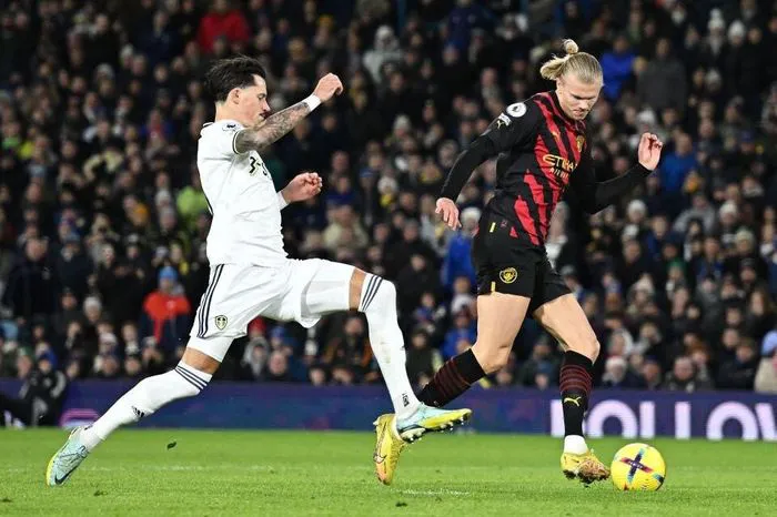 Haaland lập cú đúp, Man.City thắng thuyết phục Leeds United - Ảnh 3. Haaland lập cú đúp, Man.City thắng thuyết phục Leeds United - Ảnh 3.