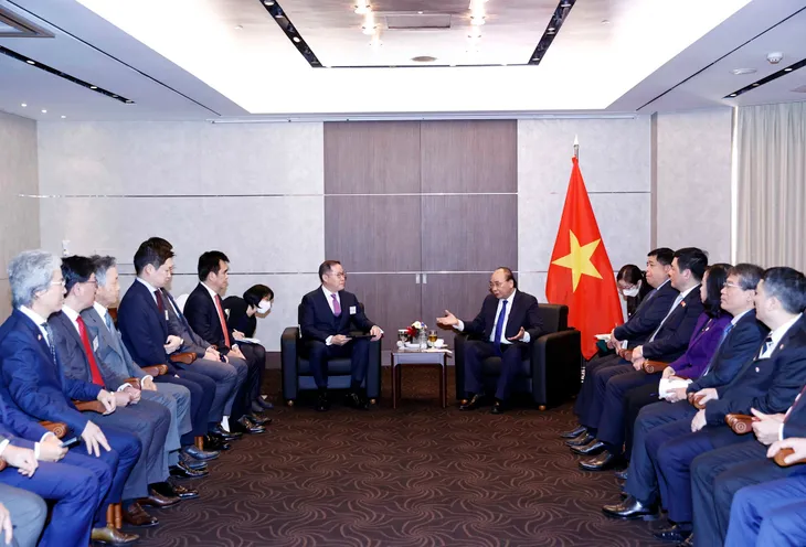 Chủ tịch nước tiếp lãnh đạo các tập đoàn hàng đầu Hàn Quốc - Ảnh 5. Chủ tịch nước tiếp lãnh đạo các tập đoàn hàng đầu Hàn Quốc - Ảnh 5.