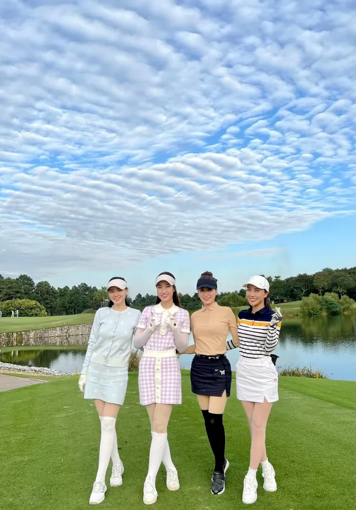 Dàn MC, BTV và diễn viên so kè nhan sắc trên sân golf - Ảnh 7. Dàn MC, BTV và diễn viên so kè nhan sắc trên sân golf - Ảnh 7.