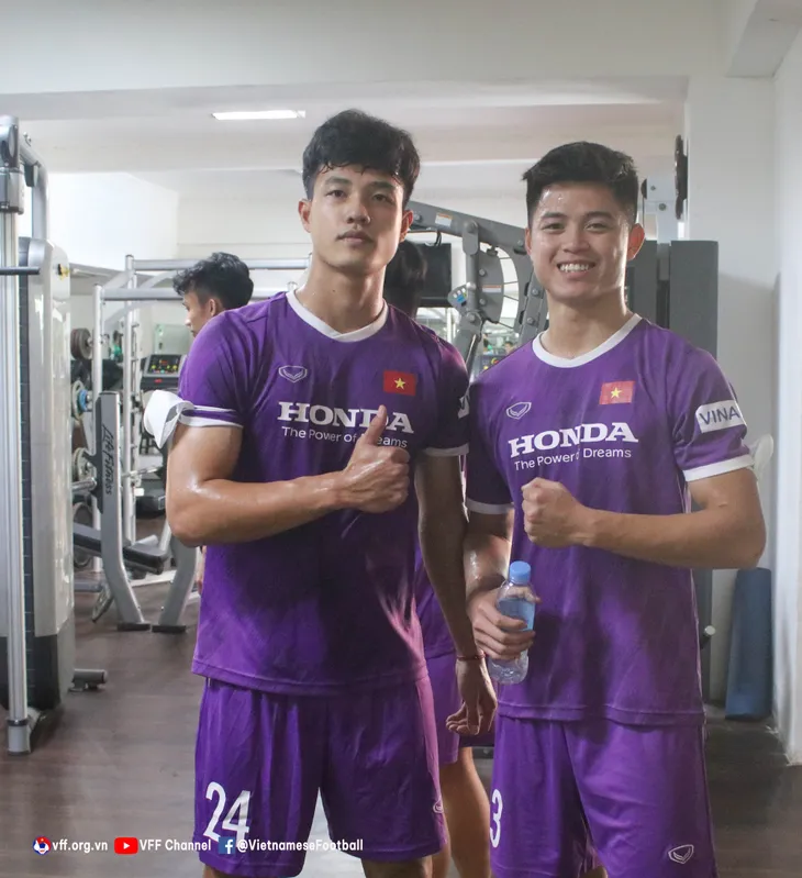 ĐT U23 Việt Nam rèn thể lực, tích cực hướng tới trận ra quân gặp Singapore - Ảnh 2. ĐT U23 Việt Nam rèn thể lực, tích cực hướng tới trận ra quân gặp Singapore - Ảnh 2.