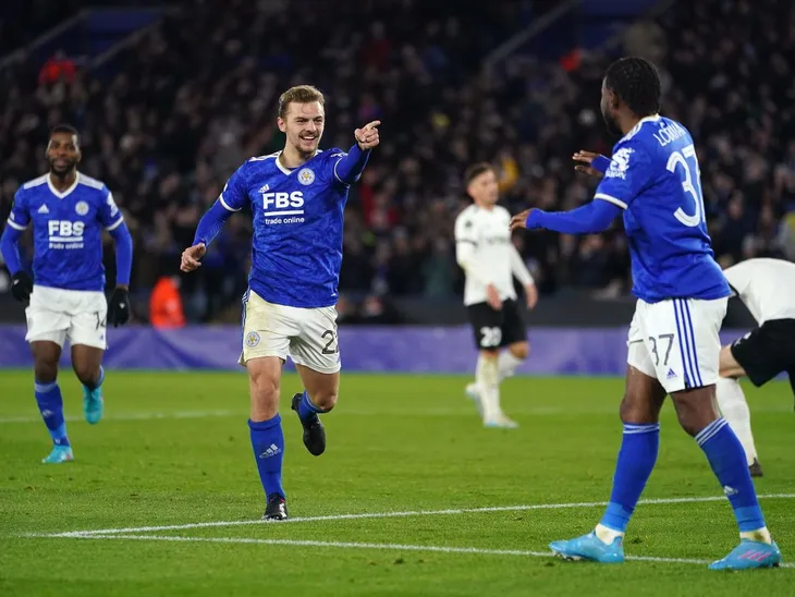Leicester City thắng đậm Randers tại Conference League - Ảnh 1. Leicester City thắng đậm Randers tại Conference League - Ảnh 1.