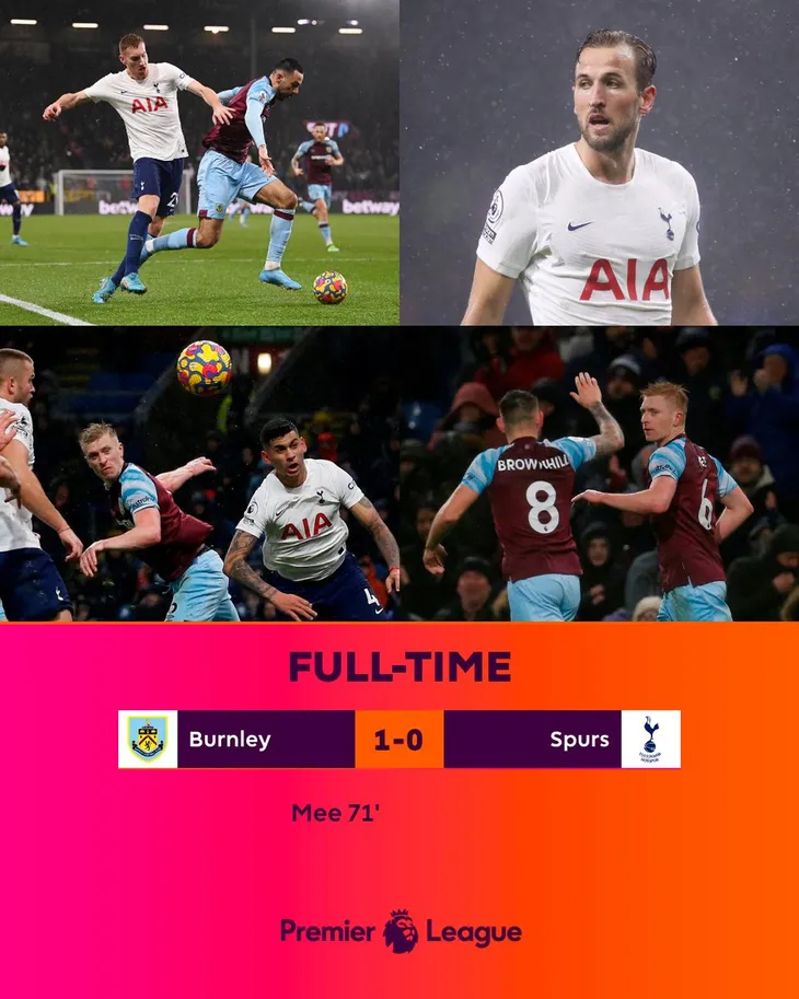 Tottenham thất bại trước Burnley trong trận đấu bù Ngoại hạng Anh - Ảnh 2. Tottenham thất bại trước Burnley trong trận đấu bù Ngoại hạng Anh - Ảnh 2.