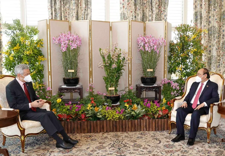 Kết nối hai nền kinh tế Việt Nam - Singapore hướng tới tầm cao mới - Ảnh 1. Kết nối hai nền kinh tế Việt Nam - Singapore hướng tới tầm cao mới - Ảnh 1.
