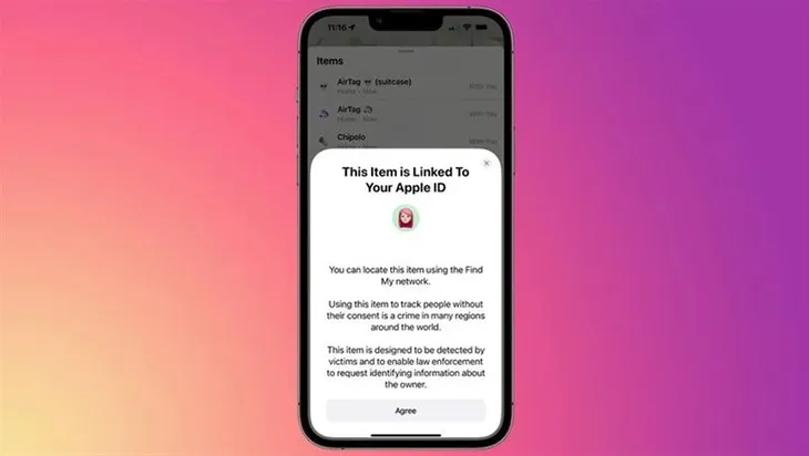 Tính năng an toàn AirTag trên iOS 15.4 beta 4 được cải tiến thế nào? - Ảnh 1.