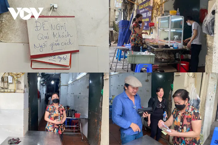 Hàng quán ở Hà Nội hiu hắt khi số F0 liên tục tăng cao - Ảnh 5. Hàng quán ở Hà Nội hiu hắt khi số F0 liên tục tăng cao - Ảnh 5.