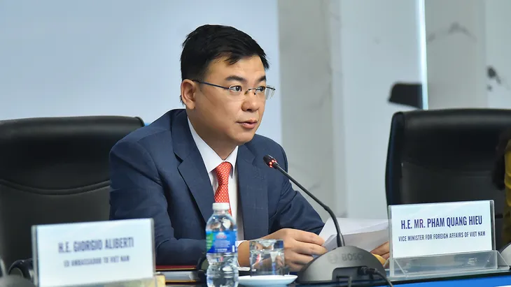 Lần đầu tổ chức Diễn đàn về hợp tác giữa EU và các nước Mekong tại Việt Nam - Ảnh 3. Lần đầu tổ chức Diễn đàn về hợp tác giữa EU và các nước Mekong tại Việt Nam - Ảnh 3.