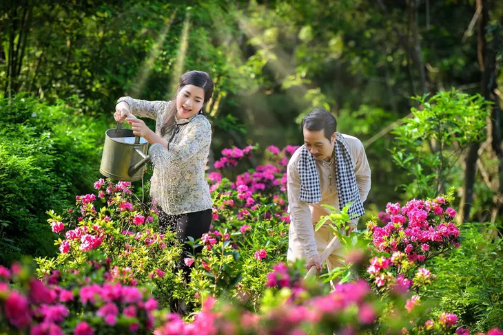 Lối về miền hoa: Vợ chồng chú Lâm khoe bộ ảnh ngọt lịm, nhóm trẻ chạy theo không kịp - Ảnh 7. Lối về miền hoa: Vợ chồng chú Lâm khoe bộ ảnh ngọt lịm, nhóm trẻ chạy theo không kịp - Ảnh 7.