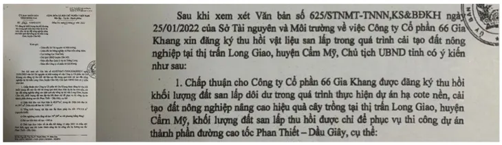 Cơ quan chức năng phản hồi về việc bán đất san lấp làm đường cao tốc Phan Thiết – Dầu Giây - Ảnh 2.