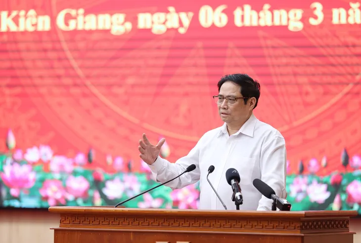Thủ tướng: Kiên Giang phải đi lên từ nội lực, vươn lên phát triển mạnh mẽ - Ảnh 1. Thủ tướng: Kiên Giang phải đi lên từ nội lực, vươn lên phát triển mạnh mẽ - Ảnh 1.