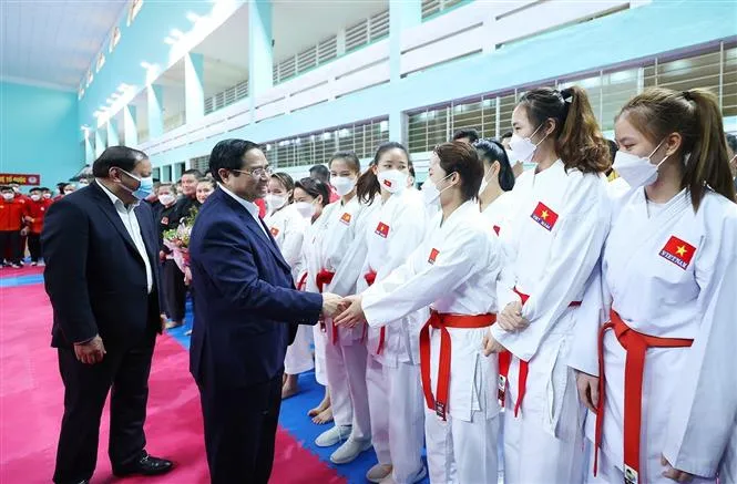 Thủ tướng: Tổ chức SEA Games 31 ấn tượng, an toàn, tiết kiệm và hiệu quả - Ảnh 1. Thủ tướng: Tổ chức SEA Games 31 ấn tượng, an toàn, tiết kiệm và hiệu quả - Ảnh 1.