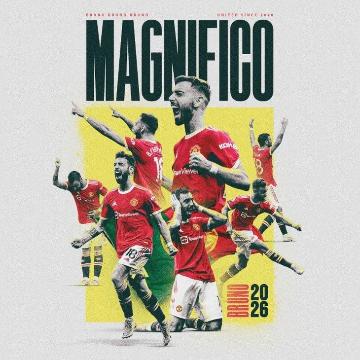 Bruno Fernandes gia hạn hợp đồng với Man Utd, lương tăng gấp đôi - Ảnh 1. Bruno Fernandes gia hạn hợp đồng với Man Utd, lương tăng gấp đôi - Ảnh 1.