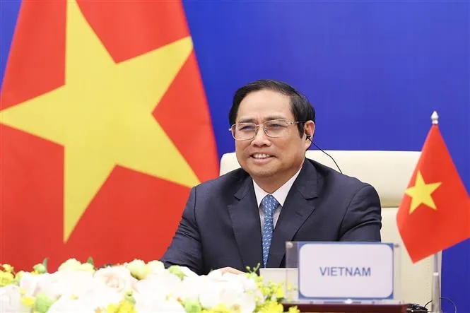 Thủ tướng Phạm Minh Chính đề xuất 3 nhóm biện pháp để bảo đảm an ninh nguồn nước - Ảnh 1. Thủ tướng Phạm Minh Chính đề xuất 3 nhóm biện pháp để bảo đảm an ninh nguồn nước - Ảnh 1.