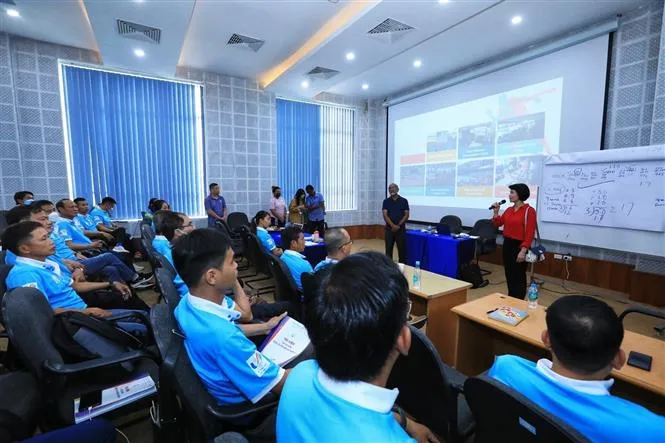 SEA Games 31: Các địa điểm tổ chức thi đấu tại khu vực Mỹ Đình đã hoàn thành 95% công tác chuẩn bị - Ảnh 9. SEA Games 31: Các địa điểm tổ chức thi đấu tại khu vực Mỹ Đình đã hoàn thành 95% công tác chuẩn bị - Ảnh 9.