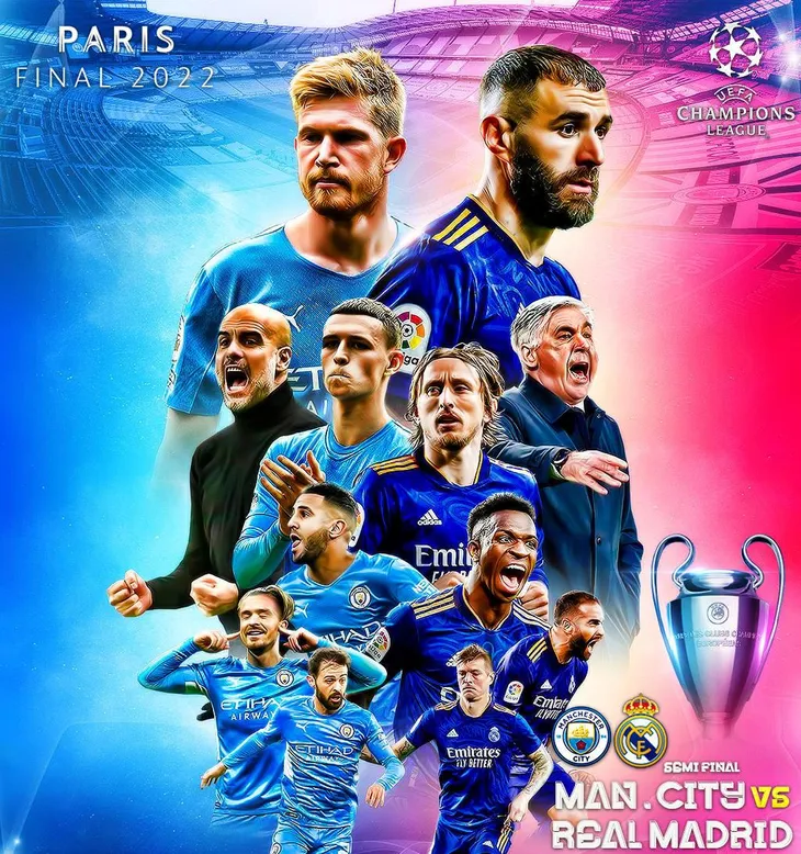 Man City – Real Madrid: Siêu kinh điển châu Âu (2:00 ngày 27/4) - Ảnh 5. Man City – Real Madrid: Siêu kinh điển châu Âu (2:00 ngày 27/4) - Ảnh 5.