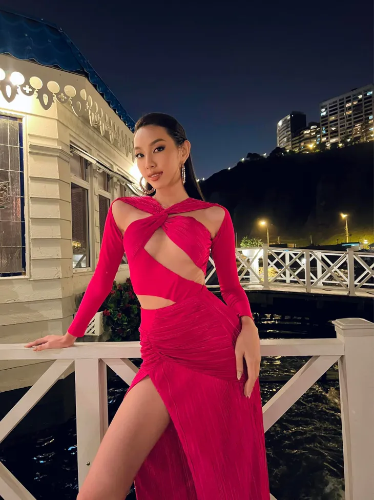 Hoa hậu Thùy Tiên biến hóa với loạt váy cut-out táo bạo - Ảnh 3. Hoa hậu Thùy Tiên biến hóa với loạt váy cut-out táo bạo - Ảnh 3.