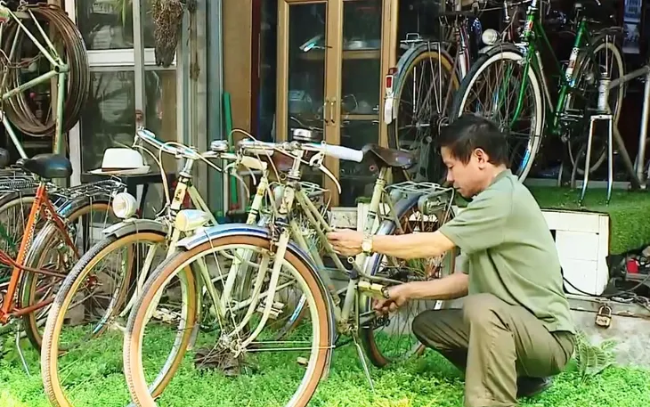Niềm đam mê xe đạp cổ - Ảnh 1. Niềm đam mê xe đạp cổ - Ảnh 1.