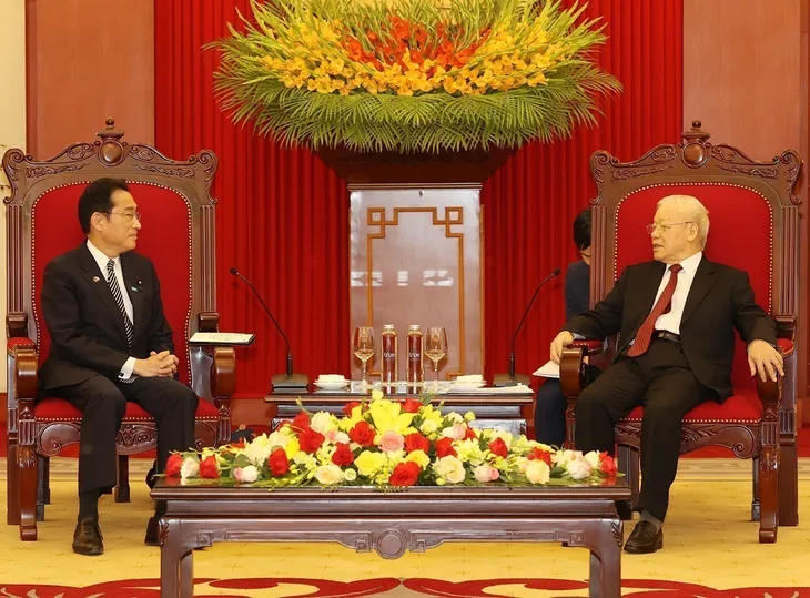 Thúc đẩy giao lưu, gặp gỡ cấp cao Việt Nam - Nhật Bản - Ảnh 1. Thúc đẩy giao lưu, gặp gỡ cấp cao Việt Nam - Nhật Bản - Ảnh 1.