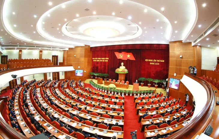 Toàn văn phát biểu bế mạc Hội nghị Trung ương 5 khóa XIII của Tổng Bí thư Nguyễn Phú Trọng - Ảnh 2. Toàn văn phát biểu bế mạc Hội nghị Trung ương 5 khóa XIII của Tổng Bí thư Nguyễn Phú Trọng - Ảnh 2.