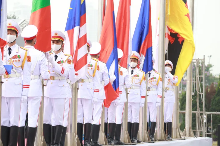 Lễ thượng cờ SEA Games 31: Tất cả đã sẵn sàng cho một SEA Games thành công tại Việt Nam - Ảnh 2. Lễ thượng cờ SEA Games 31: Tất cả đã sẵn sàng cho một SEA Games thành công tại Việt Nam - Ảnh 2.