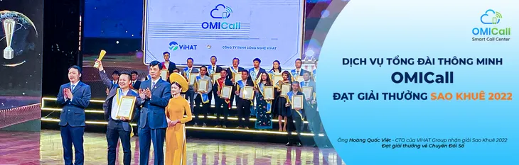 Tổng đài đa kênh thông minh OMICall đạt giải Sao Khuê 2022 - Ảnh 1. Tổng đài đa kênh thông minh OMICall đạt giải Sao Khuê 2022 - Ảnh 1.